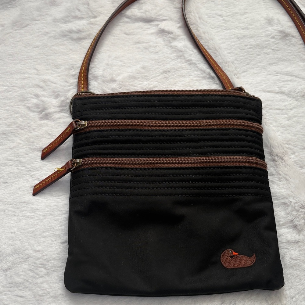 Dooney & Bourke Black Nylon Crossbody Bag